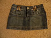 Продается джинсовая мини-юбка на девочку,  размер 30. 